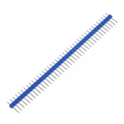 1x40 180 Derece Erkek Pin Header - Mavi - Robolink (1)