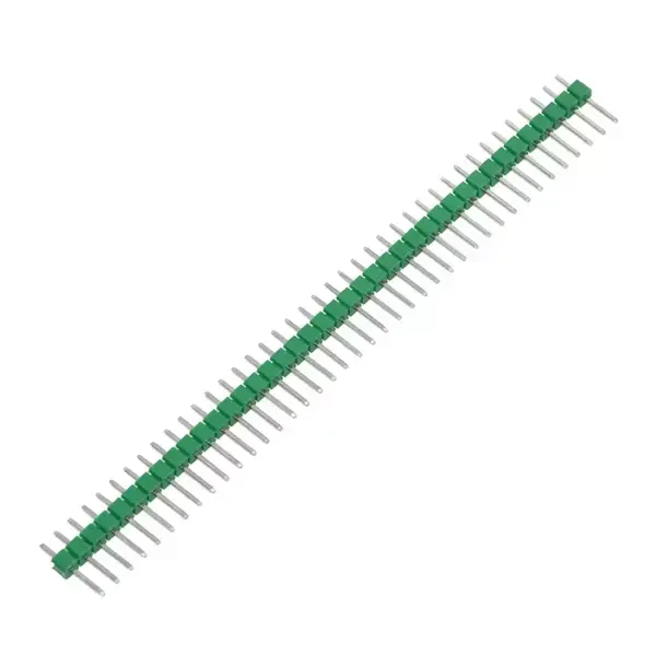 1x40 180 Derece Erkek Pin Header - Yeşil - Robolink