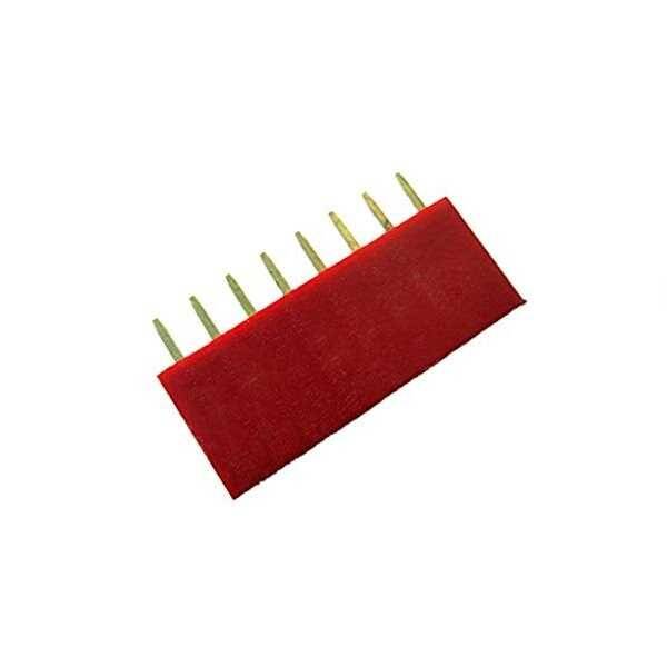 1x8 Pin Dişi Header - Kırmızı - 1