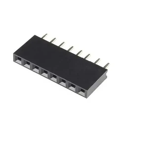 1x8 Pin Dişi Header - Siyah - 1