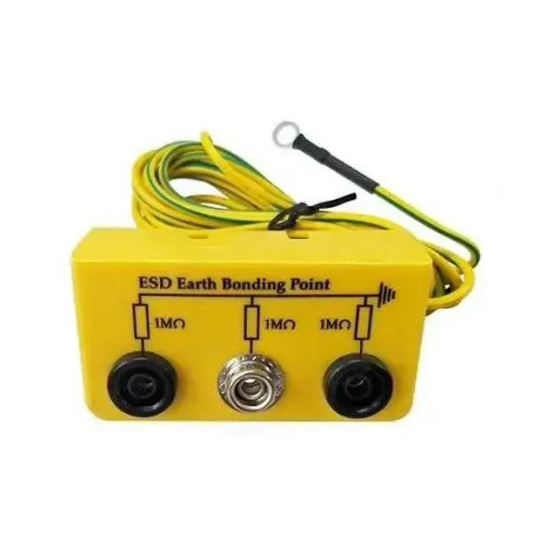 2 Banana 1 Kopça Soket Girişli Masa Altı Topraklama Terminali - Robolink