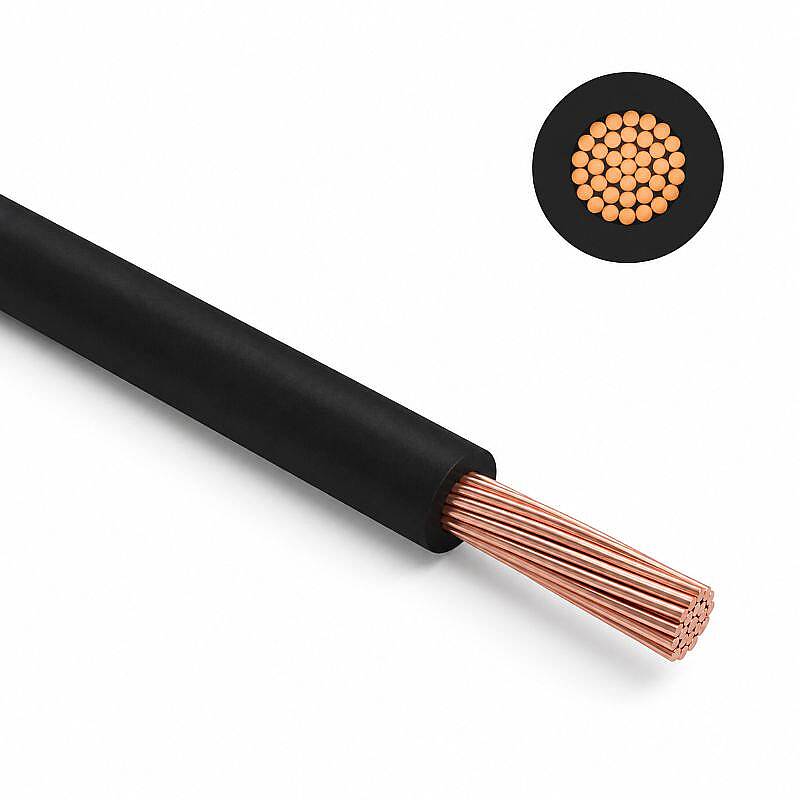 20 AWG Silikon Kablo 1 Metre - Siyah - 3