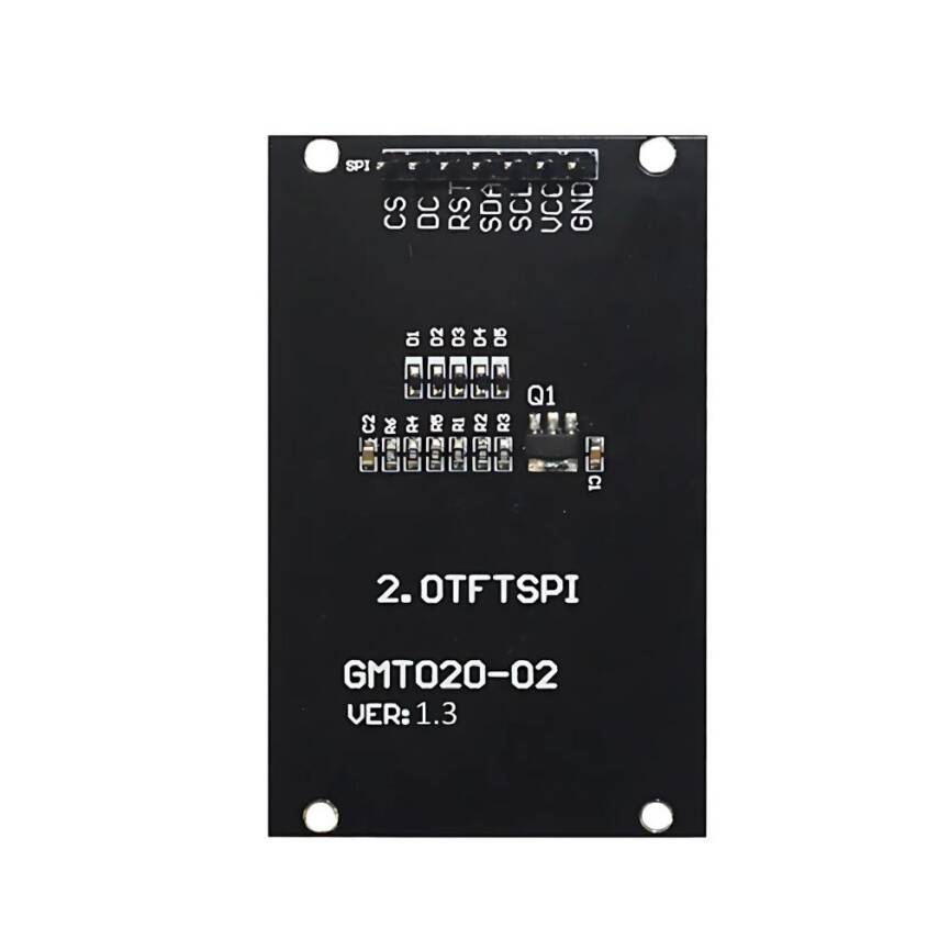 2.0 inç TFT LCD Ekran Modülü – SPI 240x320mm - 3