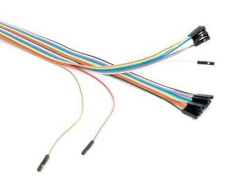 20 Pin Ayrılabilen Dişi-Dişi Jumper Kablo-200mm - 2