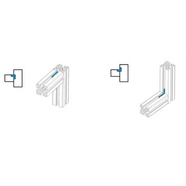 20x20 Kanal 6 Gizli Köşe Bağlantı - 5