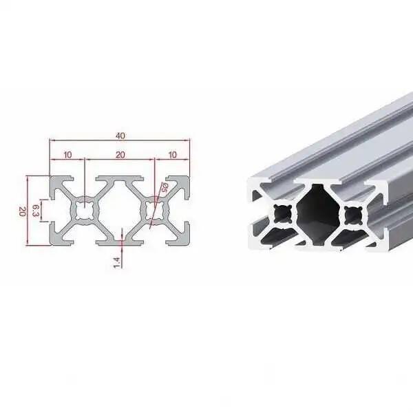20x40 Sigma Profil-Kanal 6 - 1 Metre - 2