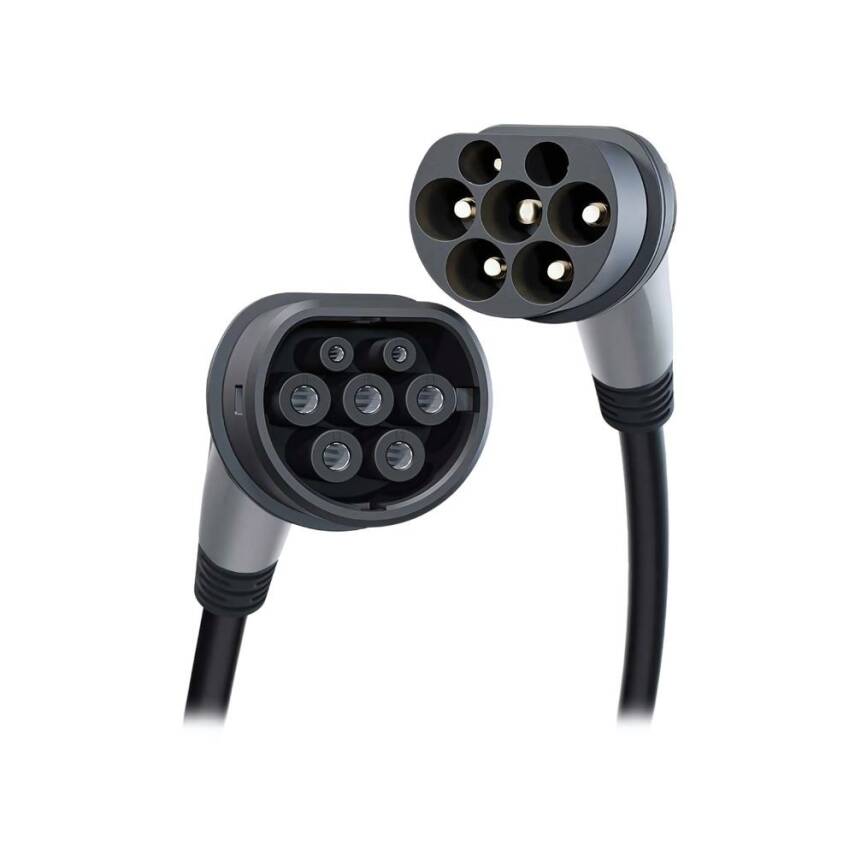 22kW Destekli 3M Elektrikli Araç Şarj Kablosu - HCC-22T2-3 - 2