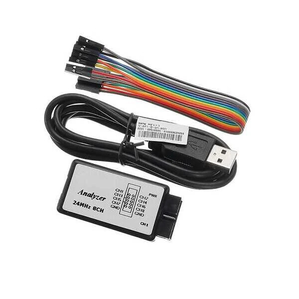24MHz 8 Kanal Lojik Analizör - Logic Analyzer - 1