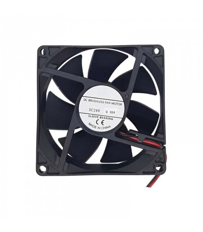 24V DC 2 Kablo FAN 80x80x25mm - Robolink