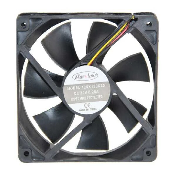 24V DC 3 KABLO FAN 120x120x25mm - Robolink