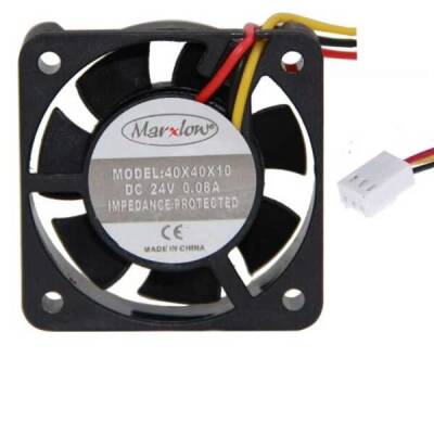 24V DC 3 Kablo FAN 40x40x10mm - Robolink