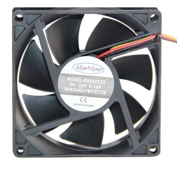 24V DC 3 KABLO FAN 80x80x25mm - 1