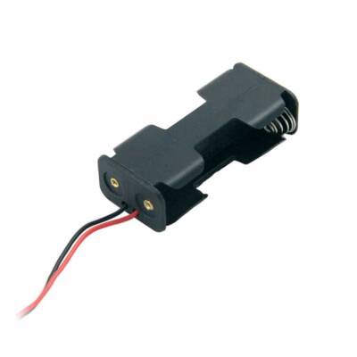 2'li AA Pil Yuvası (Sırt Sırta) - Robolink