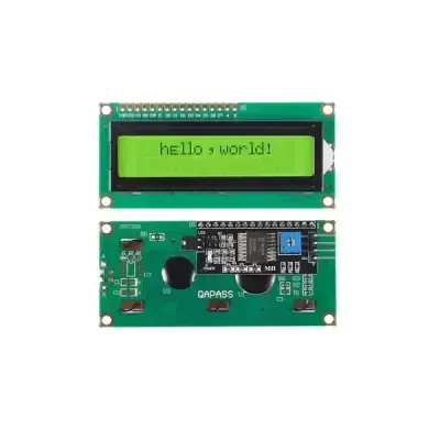 2x16 Lcd Ekran Yeşil + I2C Arayüzü Modülü - 1 data-big=