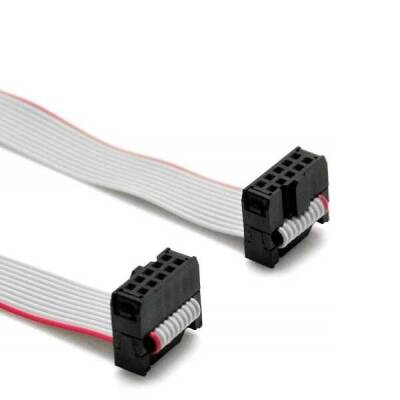2x5 10 Pin Dişi - Dişi Flat Kablo - 30cm - Robolink (1)