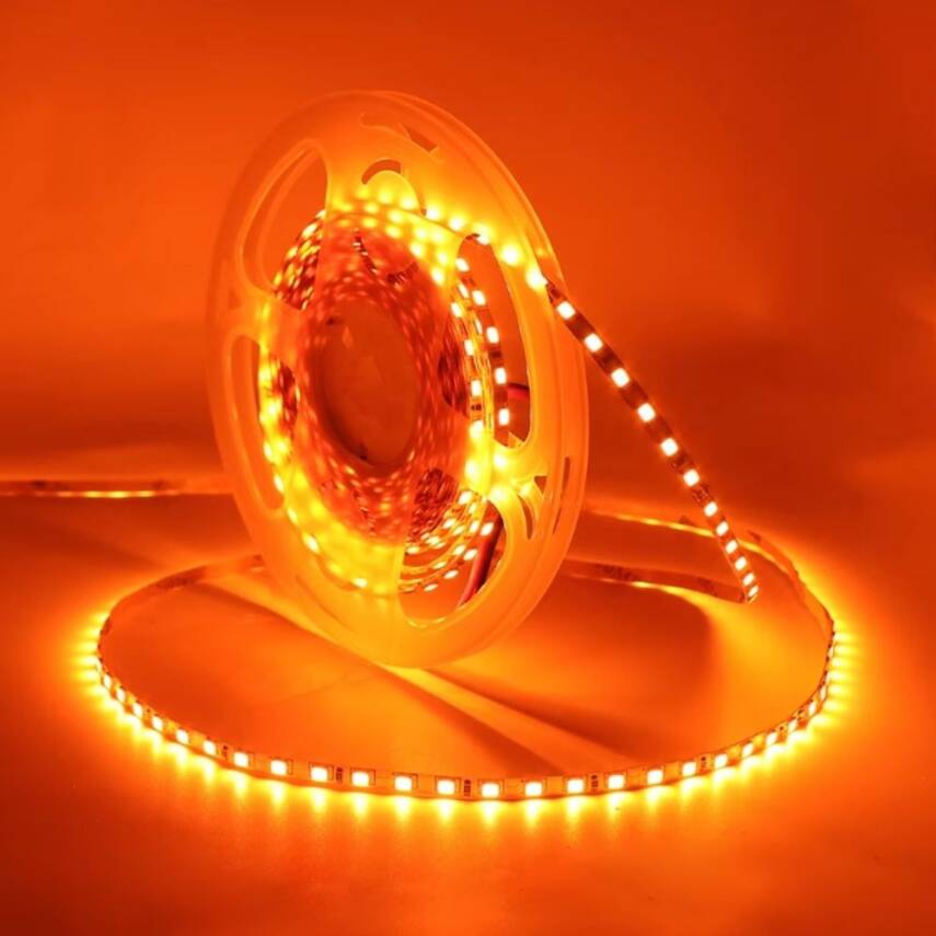 3 Çipli İç Mekan Şerit Led 5 Metre - Turuncu - 2