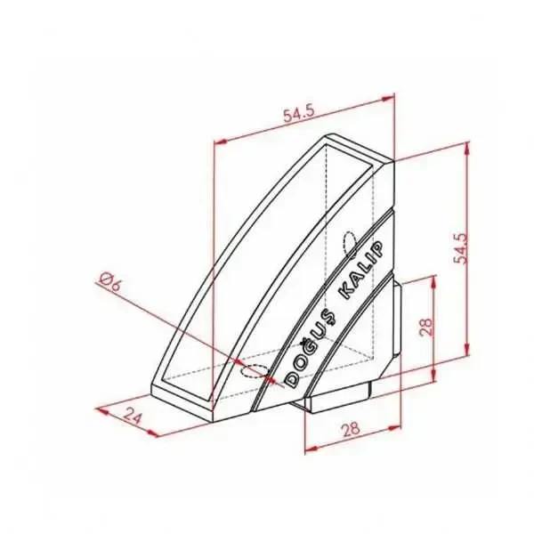 30x30 Dar Köşe Bağlantı - 2