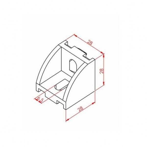 30x30 Geniş Köşe Bağlantı - 2