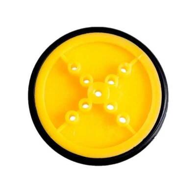 35x4mm İnce Teker-Sarı - Robolink (1)