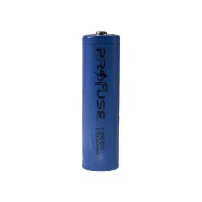 3.7V 1500mAh 18650 Li-ion Şarjlı Pil - Başlı - Profuse