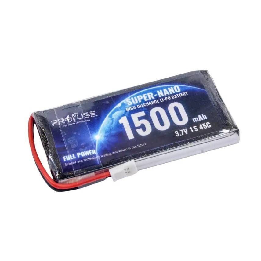 3.7V 1S 1500mAh 45C Lipo Batarya - 1
