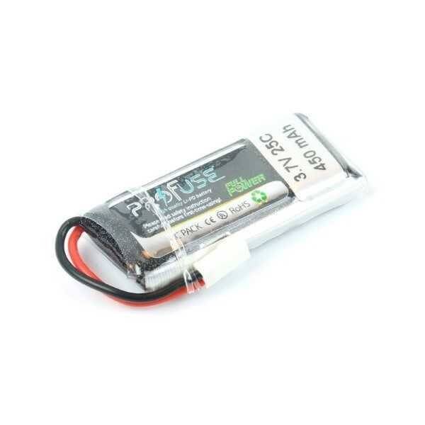 3.7V 1S Lipo Batarya 450mAh 25C - 1