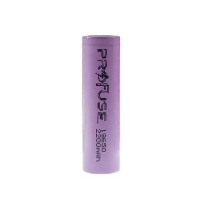 3.7V 2200mAh 18650 Li-ion Şarjlı Pil - Başsız - Profuse