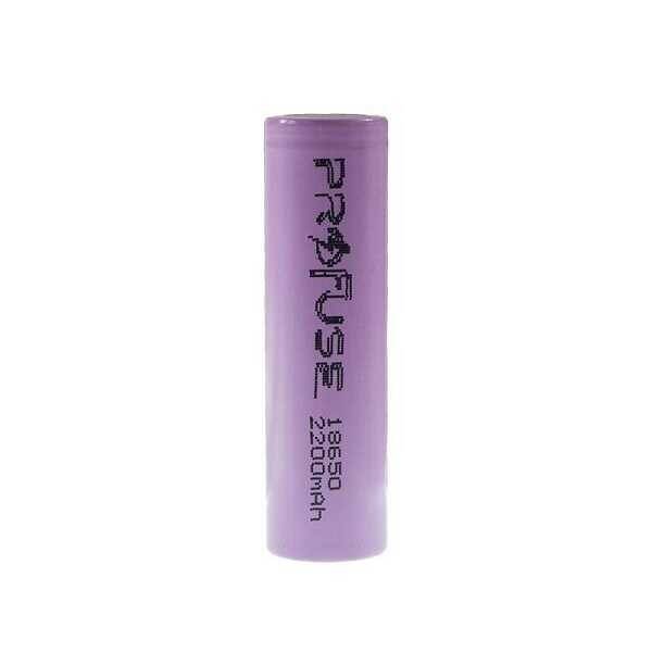 3.7V 2200mAh 18650 Li-ion Şarjlı Pil - Başsız - 1