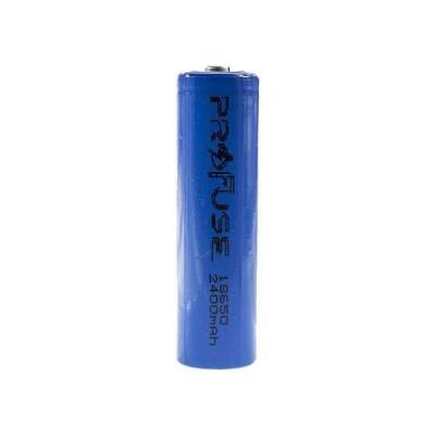 3.7V 2400mAh 18650 Li-ion Şarjlı Pil - Başlı - Profuse
