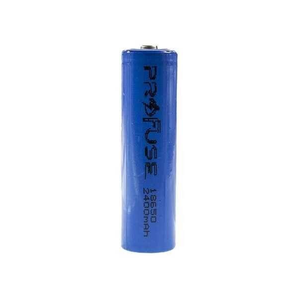 3.7V 2400mAh 18650 Li-ion Şarjlı Pil - Başlı - 1
