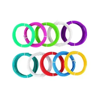 3D Pen Filamenti - 10 Renk - 50 metre 