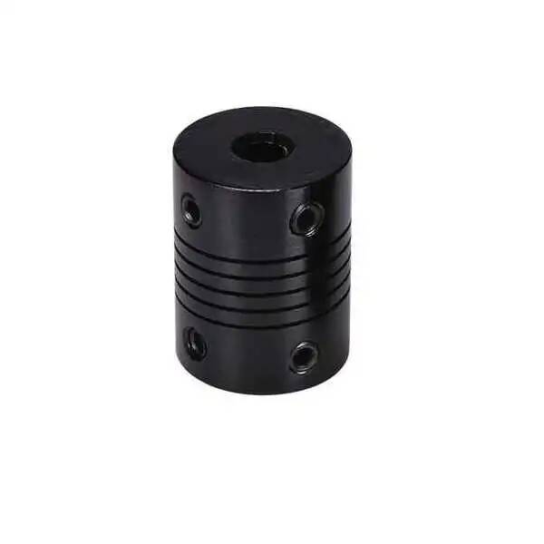 3D Printer Esnek Kaplin 5x8mm Coupler - Siyah - 2