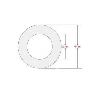 3D Printer PFTE Teflon Boru - 2 Metre - 4 data-big=
