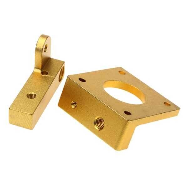 3D Yazıcı İçin Extruder Alüminyum Blok MK8 Sağ El Kısa - Tip A - 1