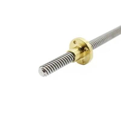 3D Yazıcı Vidalı Mil Somun 300mm - Trapez T8 8mm - Robolink (1)