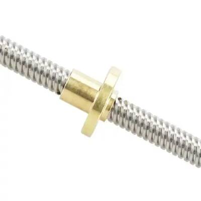 3D Yazıcı Vidalı Mil Somun 400mm - Trapez T8 8mm - 3 data-big=