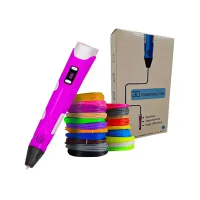 3DPen Baskı Kalemi - Full Set - Pembe - 1 data-big=