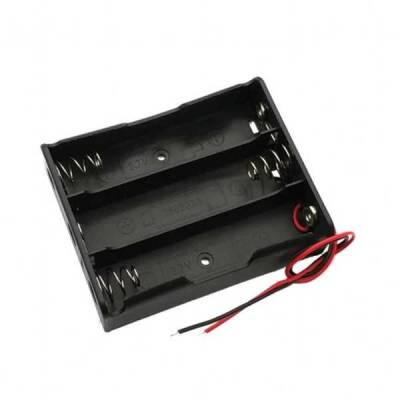 3'lü 18650 Pil Yuvası-Lityum/Li-Ion - Robolink (1)