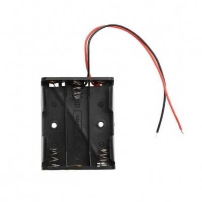 3'lü AA Pil Yuvası - Robolink (1)