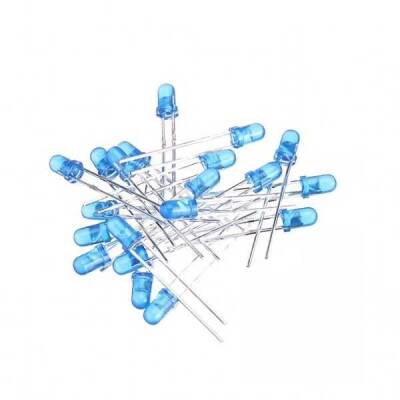 3mm Mavi Led - 10 Adet - Robolink (1)