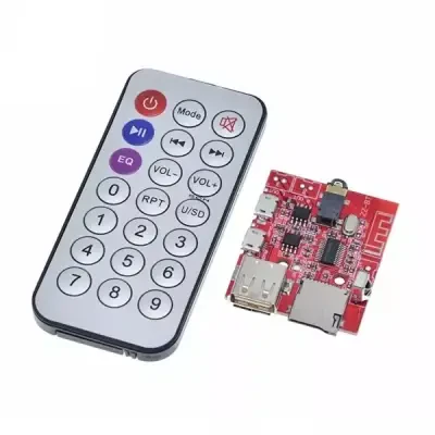 3W Araç Bluetooth 4.1 MP3 WAV Amfi Kiti - Uzaktan Kumandalı - SD Kart ve USB Destekli - 1 data-big=