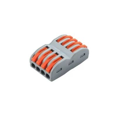 4 Giriş 4 Çıkış Vidasız Klemens - 12-28AWG - Robolink