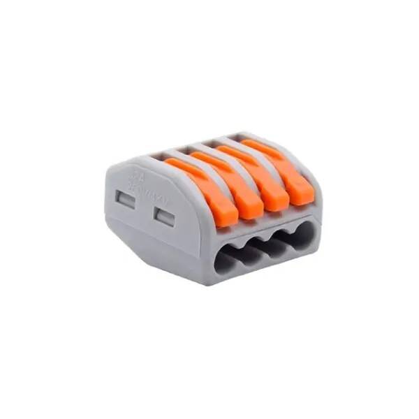 4 Pin Vidasız Tek Yön Klemens - 12-28AWG - 1