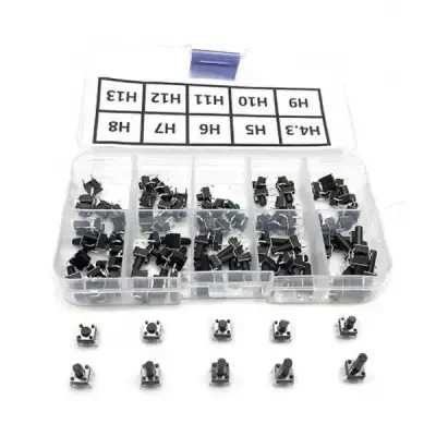 4 Pinli Tact Buton Seti-100 Adet - 1 data-big=