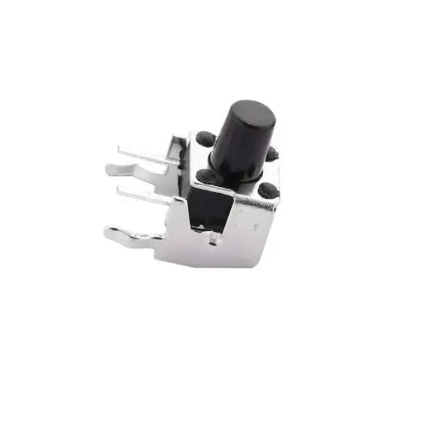 4 Pinli Tact Switch 90 Derece - 6x6x9mm - Robolink