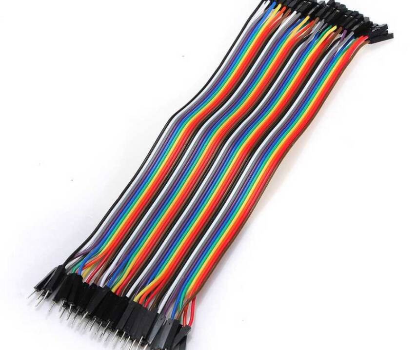 40 Pin Ayrılabilen Dişi-Erkek Jumper Kablo-100mm - 1