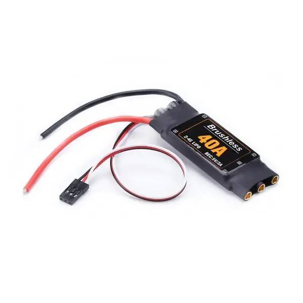 40A ESC Fırçasız Motor Sürücü 2-4S Li/po Uyumlu Bullet Konnektör - 1