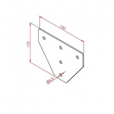 40x40 3 Yönlü Bağlantı Sacı - 2 data-big=