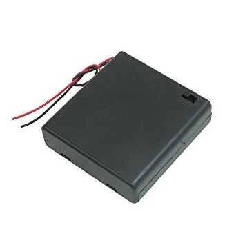 4'lü AA Pil Yuvası (Kapaklı ve Switchli) - 1 data-big=