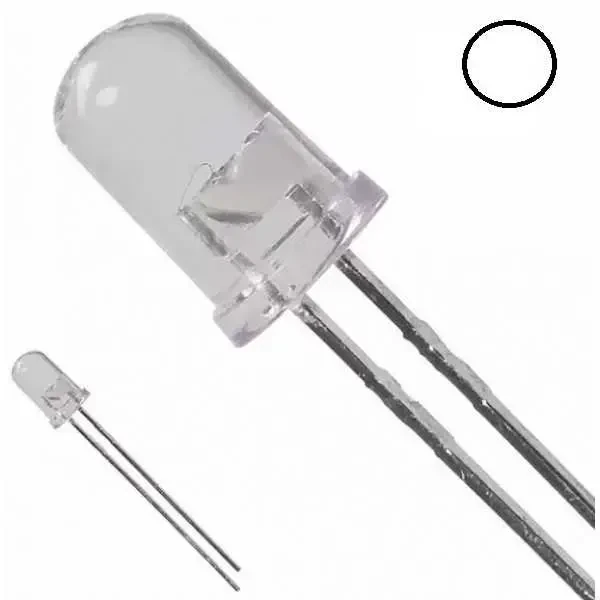 5mm Beyaz Led - 10 Adet - 2